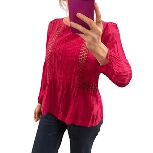 🌸Loft pink blouse